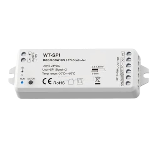 5V-24VDC 2,4G 2-in-1 SPI-Controller WT-SPI ist for WS2811 WS2812 WS2815 UCS1903 Pixel-LED-Lichtstreifen geeignet(WT-SPI Controller) von TJXADNEV