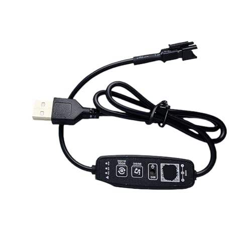Die Pixel-RGB-Controller-Musikfunktion eignet sich for U DC 5V 12V 24V WS2811 WS2812B SK6812 RGB RGBW adressierbare Streifenerweiterung(USB 2Key) von TJXADNEV