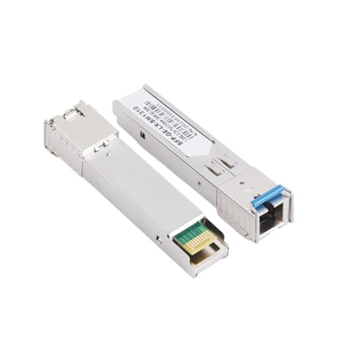 TJXADNEV 1 Paar Gigabit-Glasfaser-SFP-Module 1000M SC 1,25G Singlemode A+B(60KM) von TJXADNEV