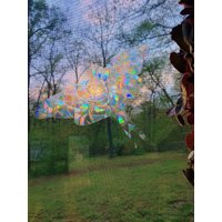 Luna Motte Sonnenfänger - Regenbogen Ästhetik Abnehmbares/Wiederverwendbares Fenster Cling von TJadedDesigns