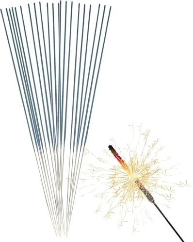 300x XXL Wunderkerzen 28 cm - Sternspritzer & Geburtstagskerzen Fontäne für Partys & Geburtstag & Hochzeit Silvester für Jugendlichen & Kinder (300) von TK Gruppe Timo Klingler