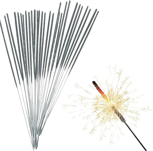 happy sparks® 400x 17 cm Sternspritzer/Wunderkerzen für Feste und Silvesterfeuerwerk, Kategorie F1, Geeignet für Jugendliche und Kinder, Feuerwerkskörper für die Feierlichkeiten 2023/2024 von TK Gruppe Timo Klingler