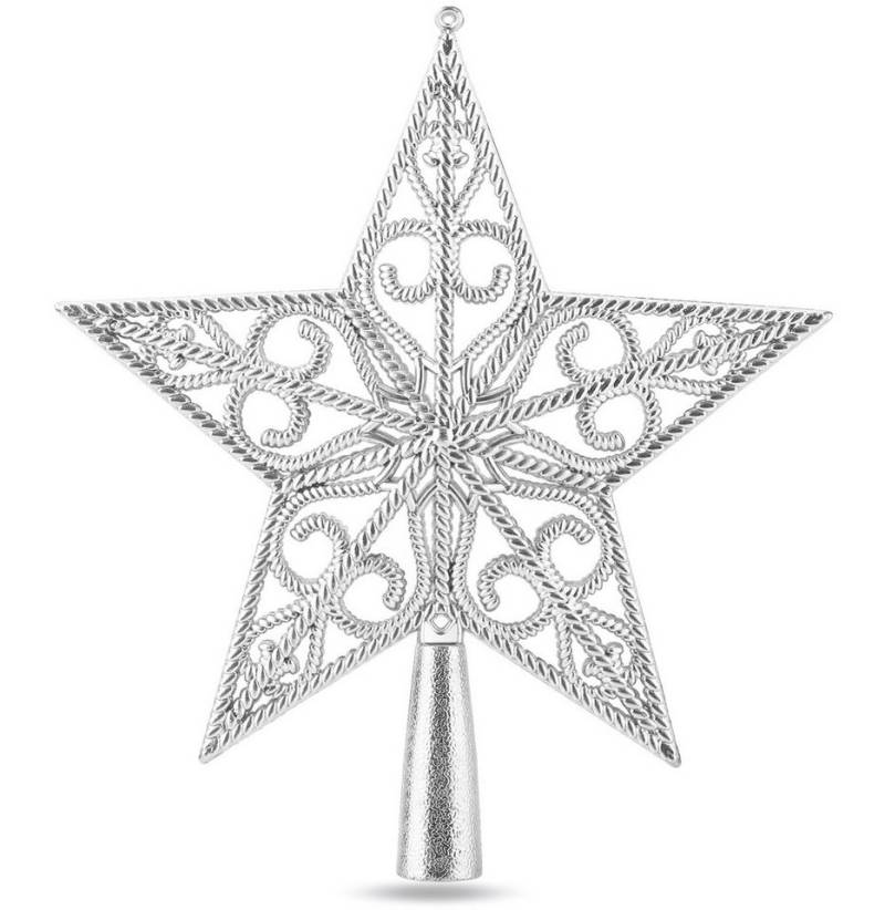 TK Gruppe Christbaumspitze Christbaumspitze für Weihnachtsbaum Baumspitze Aufsatz für Tannenbaum, wiederverwendbar von TK Gruppe