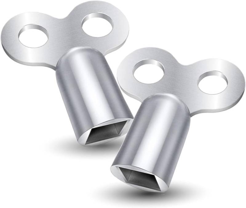 toolmate® Steckschlüssel 12x Heizkörper Entlüftungsschlüssel für Heizungen Heizkosten sparen (12er Set, 12 St., 12x Entlüftungsschlüssel), universal passend von toolmate®