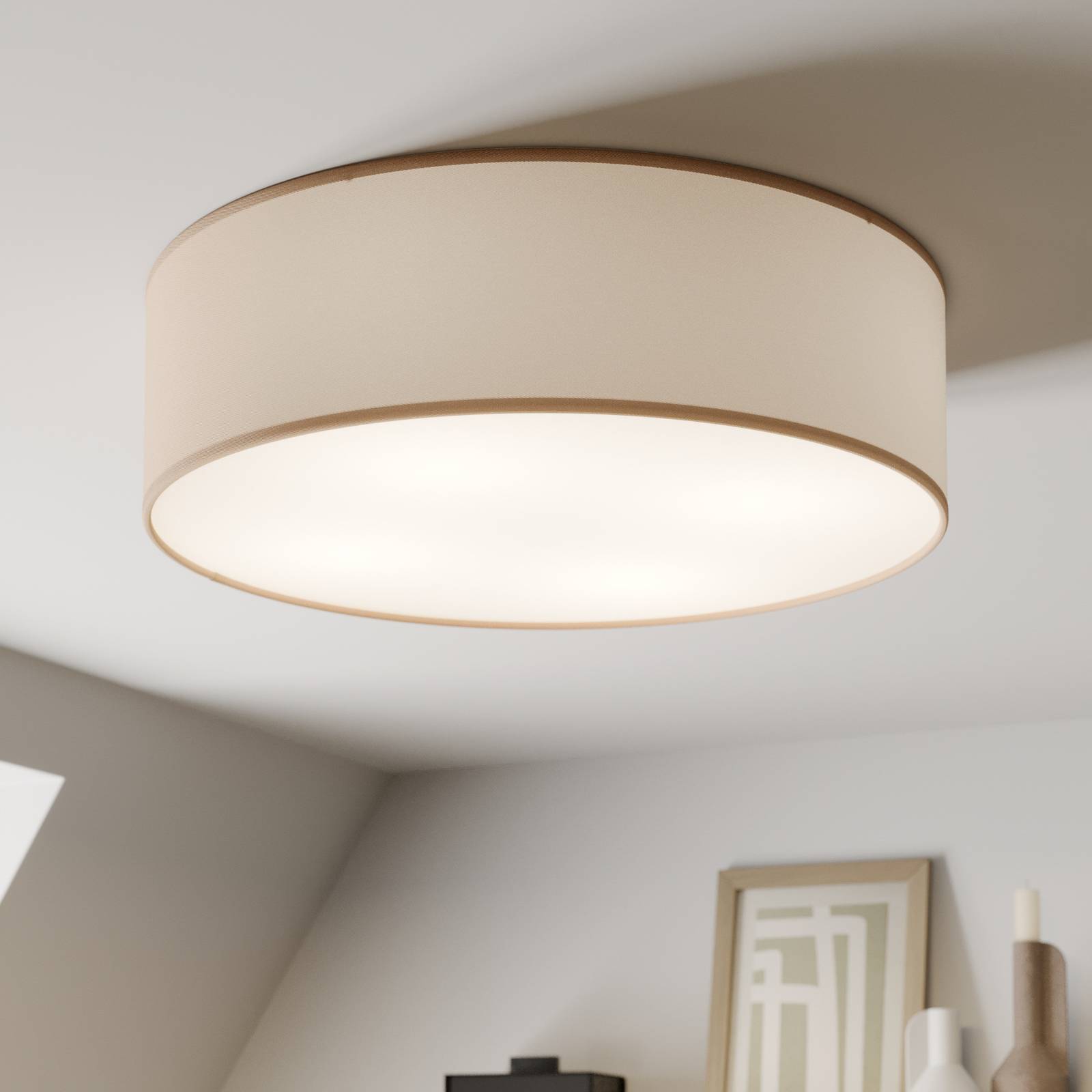 Deckenleuchte Rondo, beige, Ø 45 cm von TK Lighting