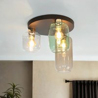 Deckenlampe Glas 3-flammig farbig Ø 44 cm elegant Deckenlampe Glas 3-flammig farbig Ø 44 cm elegant von TK Lighting