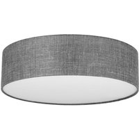 Deckenlampe Grau rund flach Ø 60 cm Stoffschirm Modern Deckenlampe Grau rund flach Ø 60 cm Stoffschirm Modern von TK Lighting