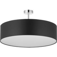 Deckenlampe Schwarz Chrom Ø60cm Wohnzimmer Leuchte Deckenlampe Schwarz Chrom Ø60cm Wohnzimmer Leuchte von TK Lighting