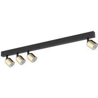 Deckenlampe verstellbar Metall 94 cm lang Schwarz Gold Deckenlampe verstellbar Metall 94 cm lang Schwarz Gold von TK Lighting