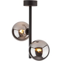 Deckenleuchte Glas Metall 2-flammig G9 Grau Schwarz Deckenleuchte Glas Metall 2-flammig G9 Grau Schwarz von TK Lighting