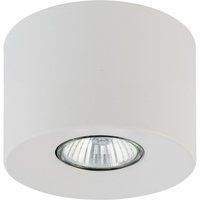 Deckenspot Weiß Metall Ø 11 cm rund flach GU10 von TK Lighting