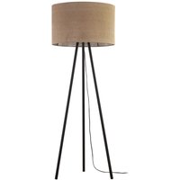 Dreibein Stehlampe Jute Metall 159 cm Braun Schwarz Boho Dreibein Stehlampe Jute Metall 159 cm Braun Schwarz Boho von TK Lighting