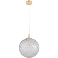 Hängelampe Glas Kugelschirm Ø 30 cm in Gold verstellbar Hängelampe Glas Kugelschirm Ø 30 cm in Gold verstellbar von TK Lighting