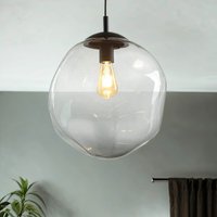 Hängelampe in Schwarz Kugel Esszimmer Leuchte E27 von TK Lighting