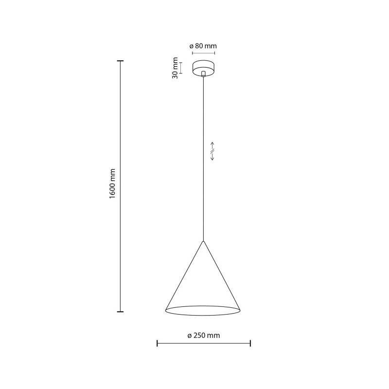Hängeleuchte Cono, 1-flammig, Ø 25 cm, mint, E27 Hängeleuchte Cono, 1-flammig, Ø 25 cm, mint, E27 von TK Lighting