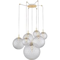 Hängeleuchte XXL verstellbar bis 2 m Kugelschirme elegant von TK Lighting
