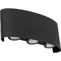LED Außenwandleuchte Up Down IP54 H:8 cm 480 lm 3000 K LED Außenwandleuchte Up Down IP54 H:8 cm 480 lm 3000 K von TK Lighting