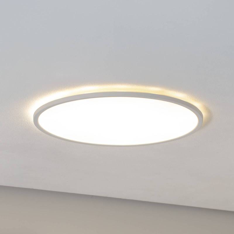 LED-Panel Aqua, Ø 50 cm, weiß, Metall/Kunststoff CCT dimmbar von TK Lighting