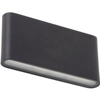 LED Wandlampe außen Metall Schwarz 17,5 cm IP54 Up Down LED Wandlampe außen Metall Schwarz 17,5 cm IP54 Up Down von TK Lighting
