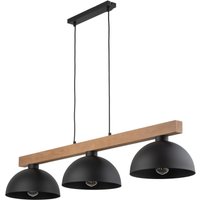 Pendelleuchte 3-flammig Metall Holz 118 cm breit E27 Pendelleuchte 3-flammig Metall Holz 118 cm breit E27 von TK Lighting