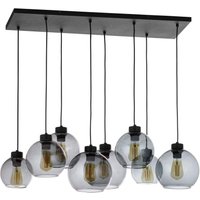 Pendelleuchte Schwarz Graphit 8xE27 Esstisch Lampe von TK Lighting
