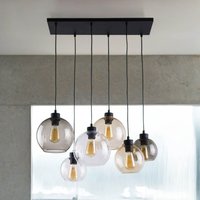 Pendelleuchte in Bernstein Graphit 6xE27 Esstisch Pendelleuchte in Bernstein Graphit 6xE27 Esstisch von TK Lighting