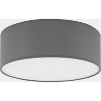 Runde Deckenleuchte Grau Stoff Ø 45 cm Wohnzimmer Runde Deckenleuchte Grau Stoff Ø 45 cm Wohnzimmer von TK Lighting