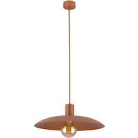 Runde Pendelleuchte Metall Ø41 cm E27 Loft Ziegelrot von TK Lighting