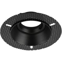 Runder Einbaustrahler Metall Glas Ø8,5 cm IP65 Schwarz von TK Lighting