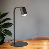 Schreibtischlampe Metall 40 cm klein Schwarz verstellbar von TK Lighting