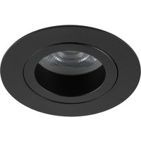 Schwenkbarer Einbauspot Metall Ø7,5 cm IP65 Schwarz von TK Lighting