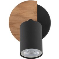 Spot Strahler Metall Holz schwenkbar Schwarz Natur GU10 Spot Strahler Metall Holz schwenkbar Schwarz Natur GU10 von TK Lighting