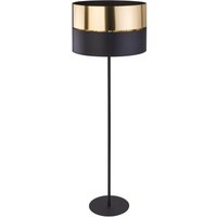Stehlampe Stoff Metall 159 cm klein Modern Schwarz Gold Stehlampe Stoff Metall 159 cm klein Modern Schwarz Gold von TK Lighting