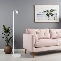 Stehlampe Weiß 140 cm klein Metall verstellbarer Schirm von TK Lighting