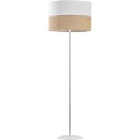 Stehleuchte Weiß Braun 159 cm Jute Stoff Metall Boho Stehleuchte Weiß Braun 159 cm Jute Stoff Metall Boho von TK Lighting