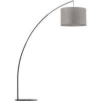Stehleuchte gebogen Schwarz Grau 245 cm hoch XXL Stehleuchte gebogen Schwarz Grau 245 cm hoch XXL von TK Lighting