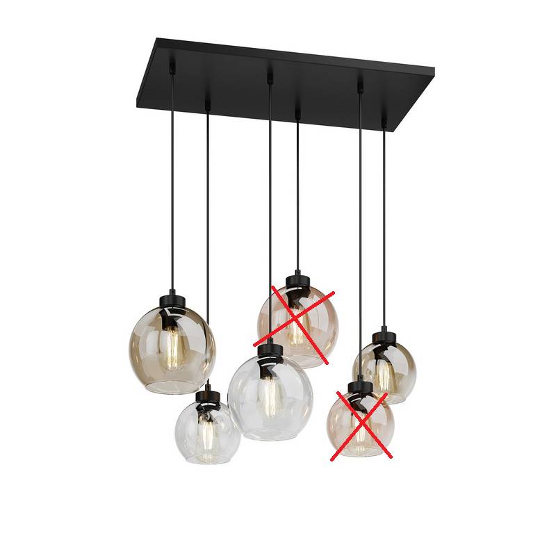 TK Lighting CUBUS 2164 Hängeleuchte Deckenlampe Pendelleuchte Lampe Leuchte 60W von TK Lighting