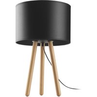 Tischlampe Dreibein 46 cm Skandinavisch Holz Stoff E27 Tischlampe Dreibein 46 cm Skandinavisch Holz Stoff E27 von TK Lighting