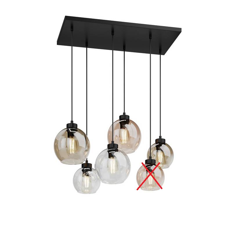 Tk Lighting Cubus 2164 Hängeleuchte Deckenlampe Pendelleuchte Siehe Text/Foto B-Ware von TK Lighting