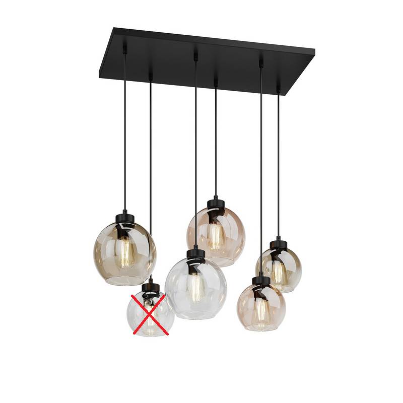Tk Lighting Cubus 2164 Hängeleuchte Deckenlampe Pendelleuchte Siehe Text/Foto B-Ware von TK Lighting