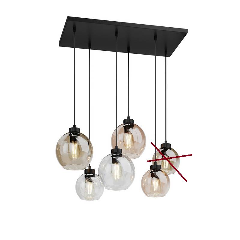 Tk Lighting Cubus 2164 Hängeleuchte Deckenlampe Pendelleuchte Siehe Text/Foto B-Ware von TK Lighting