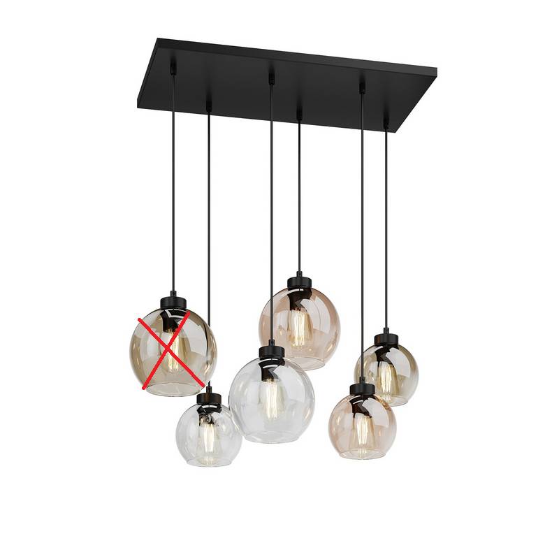 Tk Lighting Cubus 2164 Hängeleuchte Deckenlampe Pendelleuchte Siehe Text/Foto B-Ware von TK Lighting