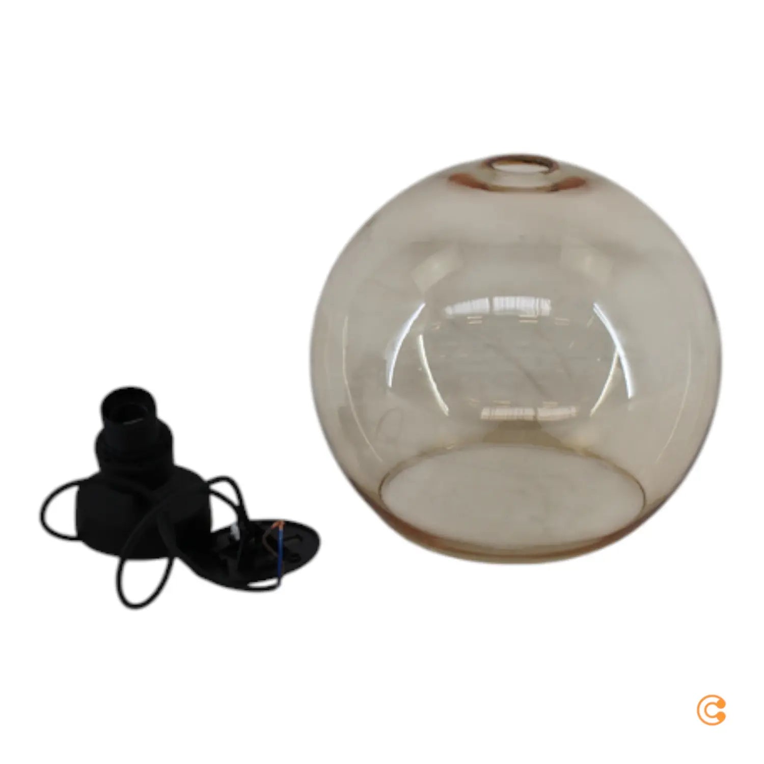 B-Ware Tk Lighting Cubus Pendelleuchte Hängelampe ø 30 Cm Schwarz Bernstein Glas E27 B-Ware Tk Lighting Cubus Pendelleuchte Hängelampe ø 30 Cm Schwarz Bernstein Glas E27 von TK Lighting