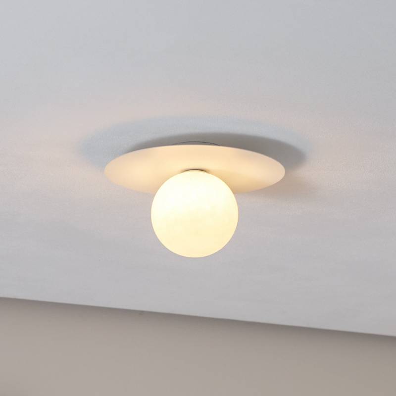 Tk Lighting Deckenlampe Lampe Pixie Hellblau Glas Kugel G9 ø25cm Deckenleuchte B-Ware von TK Lighting