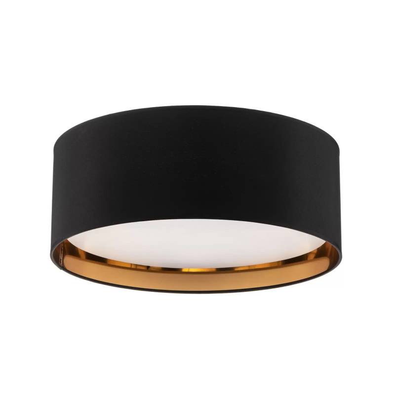 Tk Lighting Deckenleuchte Bilbao Deckenlampe Deckenlicht Schwarz/Gold ø 45 Cm B-Ware von TK Lighting