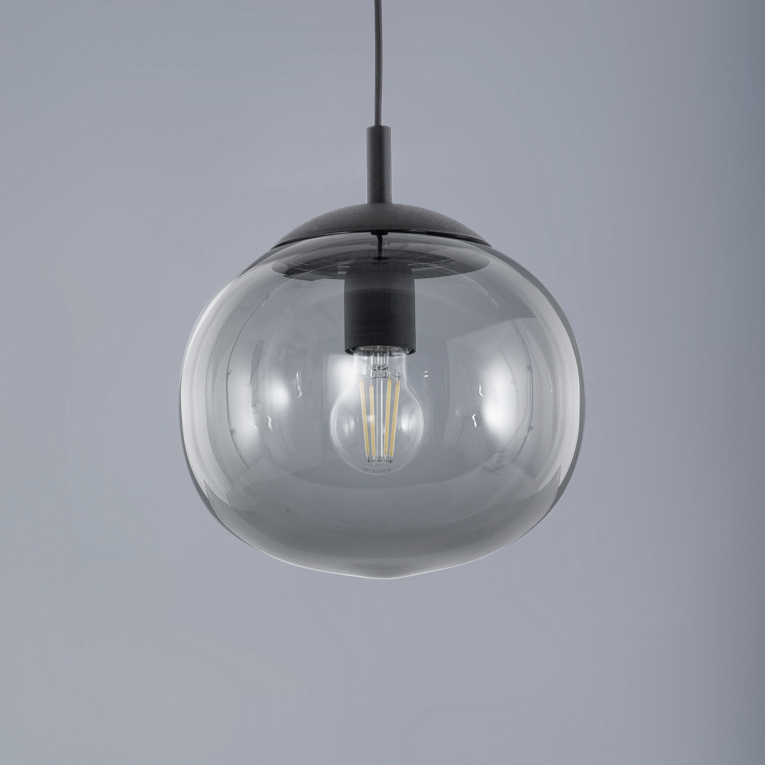 Tk Lighting Hängeleuchte Pendelleuchte Glas Grafitgrau E27 Siehe Text/Foto B-Ware von TK Lighting