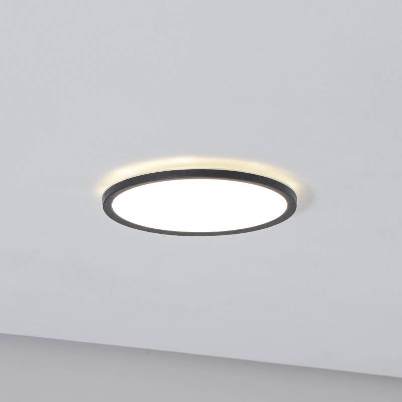 Tk Lighting Led Panel Deckenleuchte Aqua Led Lampe ø 30 Cm Schwarz Cct Dimmbar B-Ware von TK Lighting