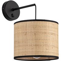 Wandlampe Modern Boho Korbschirm Metall E27 wohnlich Wandlampe Modern Boho Korbschirm Metall E27 wohnlich von TK Lighting