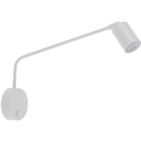 Wandlampe Weiß verstellbar Metall GU10 mit Schalter Wandlampe Weiß verstellbar Metall GU10 mit Schalter von TK Lighting