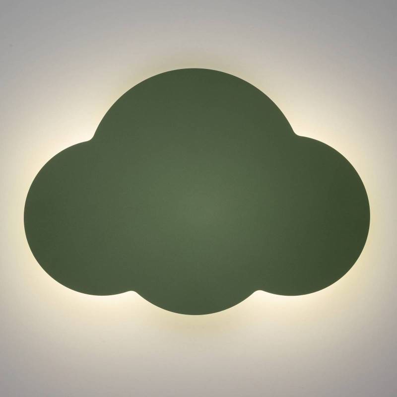 Wandleuchte Cloud, grün, Metall, 38 cm breit, 2-flammig, G9 von TK Lighting